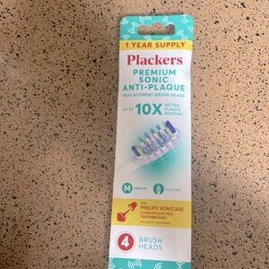 Plackers Premium Sonic Anti-Plaque Replacement Brush Heads